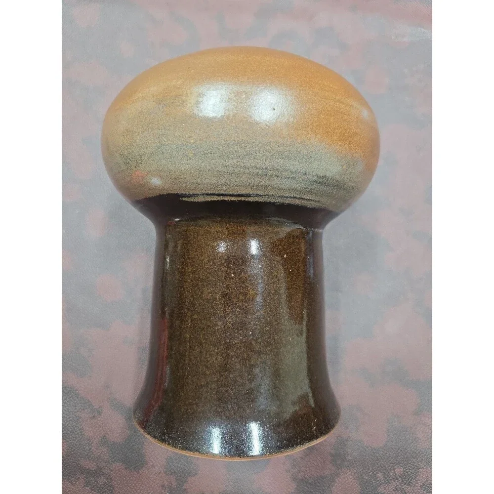 Vintage Robert Maxwell Stoneware Designs Mushroom Rock Style Weed Pot
